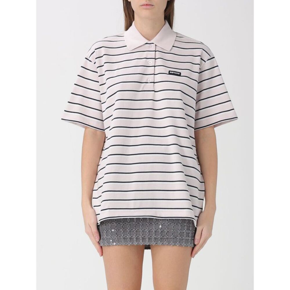 Rotate Polo Shirt Woman Striped